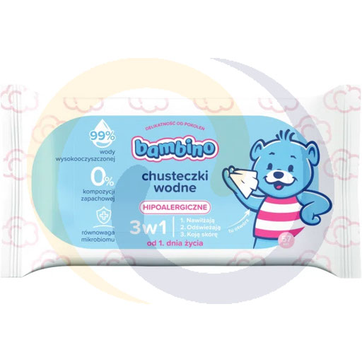 BAMBINO WATER WIPES 3IN1 A`57 83678