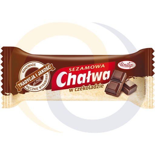 Unitop Chałwa sezamowa w czekoladzie 50g/15szt/6dis  kod:5902097600659