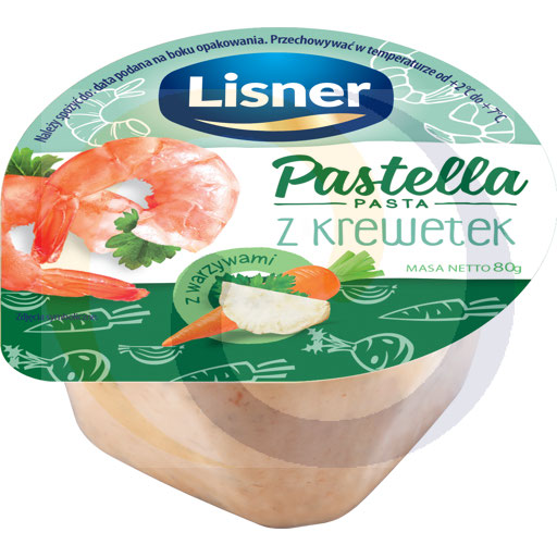 Lisner Pastella krewetkowa z warzywami 80g/6szt  kod:5900344024265