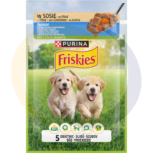 Pokarm Friskies JUNIOR kurczak march.85g/26szt Purina (99.8140.end)