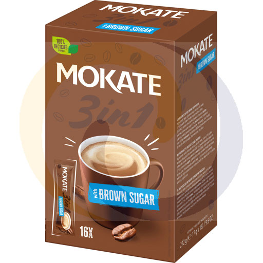 Kawa 3w1 Brown Sugar paluszek 17g/16szt/8dis Mokate