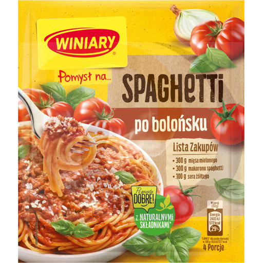 Fix POMYSŁ NA spaghetti po bolońsku 44g/27szt Winiary (64.752)