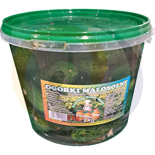 Lightly salted cucumber 2.0kg/1pc bucket PW Irena