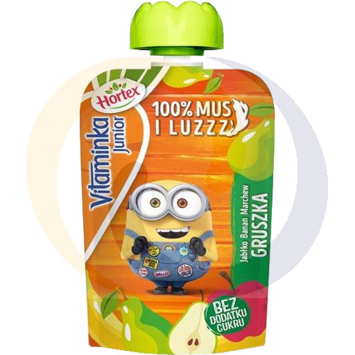 Vitaminka apple-banana-carrot-pear mousse 0.1l/12pcs Hortex