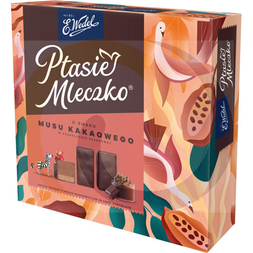 Wedel PM czekolady Ptasie Mleczko® mus kakao.w czek.deser 360g/18szt Wedel kod:5901588026947