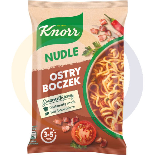 Zupa Nudle Ostry boczek 63g/22szt Knorr