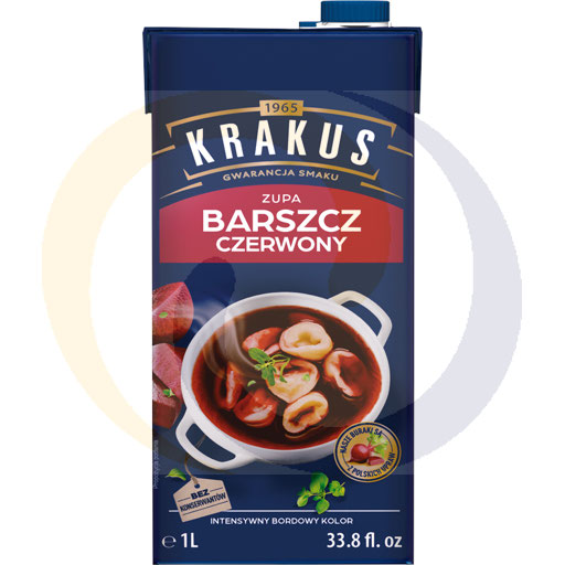 Krakus soup red borscht 1.0l/8pcs Agros Nova