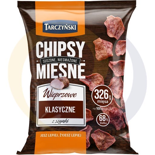 Tarczyński Chipsy mięsne wieprzowe klasyczne 25g/6szt  kod:5908230526763