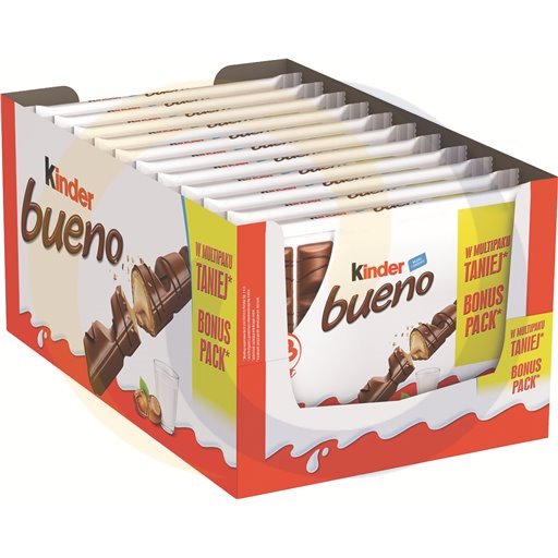 Ferrero Baton Kinder bueno flowpack 43g/3x11szt  kod:8000500050897
