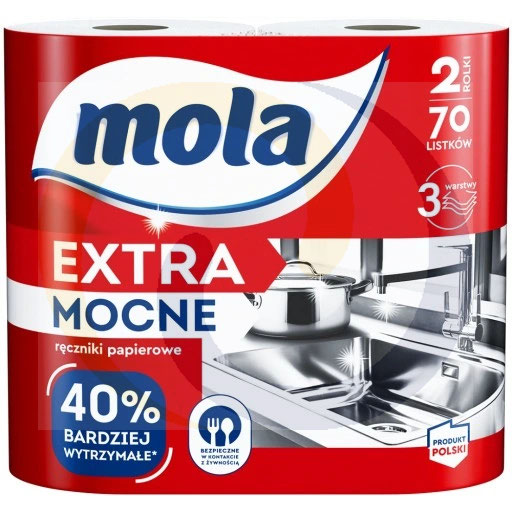 RĘCZNIK PAPIEROWY MOLA EX.MOCNE A`2 3-WAR/70LI