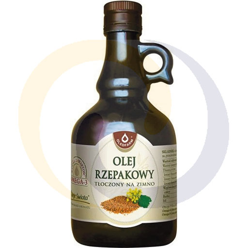 Olej rzepakowy 500ml/6szt Oleofarm (49.12666)
