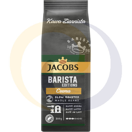 Jacobs Kawa ziarnista Barista Crema beans 200g/12szt  kod:8711000674864