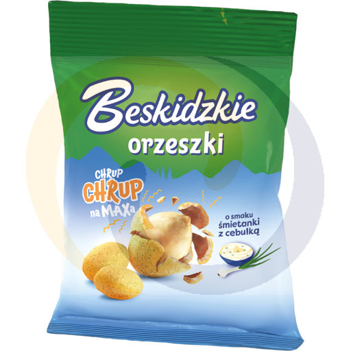 Orzeszki Beskidzkie śmietanka z cebulką 70g/10szt Aksam