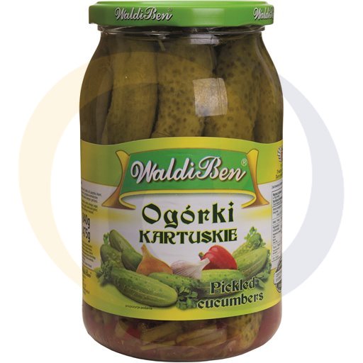 Kartuzy cucumbers 900ml(840g)/8pcs WaldiBen