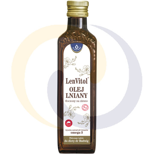 Olej lniany LenVitol 250ml/29szt Oleofarm (45.12662)