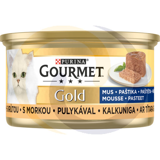 Pokarm Gourmet Gold mus z indykiem 85g/12szt Purina (42.3557)