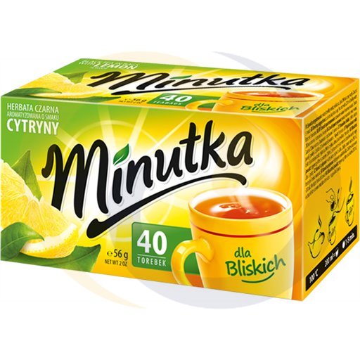 Mokate - herbaty Herbata ex.okr.Minutka cytryna 40t/56g/12szt Mokate kod:5900396010681