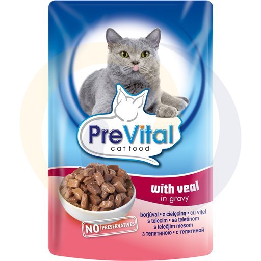 Partner in Pet Food Pokarm PreVital z cielęciną saszetka 100g/24szt Partner kod:5999508137996