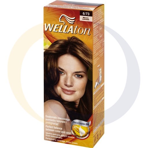 Procter & Gamble Chemia Farba do włosów Wellaton 6/73 Mleczna czekolada kod:4056800620142