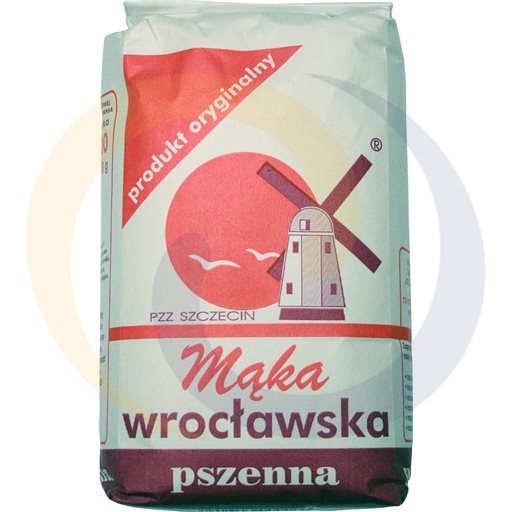 Mąka wrocławska typ 500 1,0kg/10szt PZZ Szczecin (44.1883)