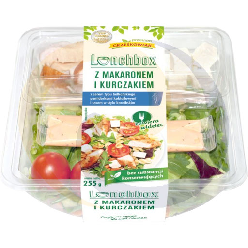 Lunchbox Z makaronem i kurczakiem 255g Grześkowiak