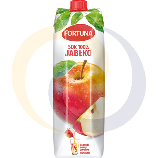 Juice 100% Apfelkarton 1,0l/12 Stück Fortuna