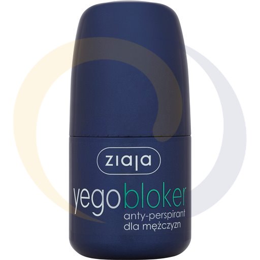 Yego anti-perspirant blocker MEN/roll-on 60ml/18 pcs Ziaja