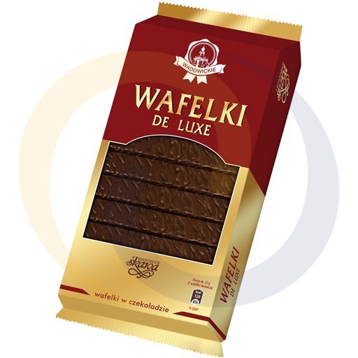 Skawa Wafelki w czekoladzie de luxe 220g/15szt  kod:5902978041212