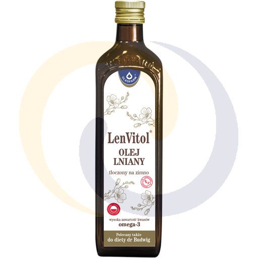 Olej lniany LenVitol 500ml/14szt Oleofarm (44.12622)