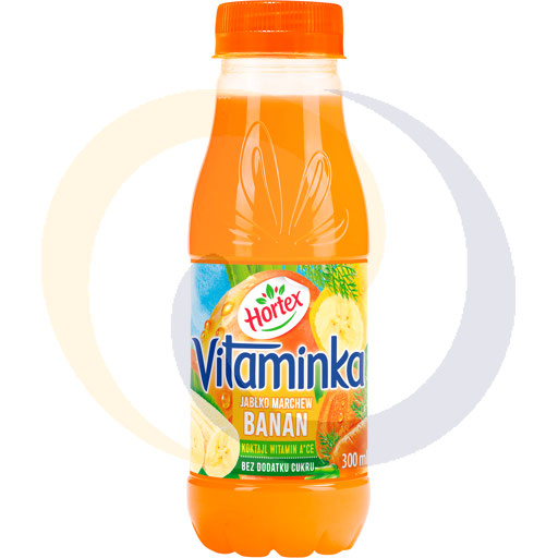 Vitaminka Apfel-Karotten-Bananen-Haustiersaft 0,3l/6Stk Hortex (64.193)