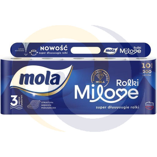 PAPIER TOALETOWY MOLA MILOVE A`10 CEL.3-W/200L