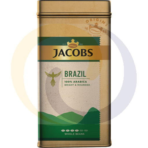 Jacobs Kawa ziarnista BRAZIL puszka 1,0kg/8szt  kod:8711000491171