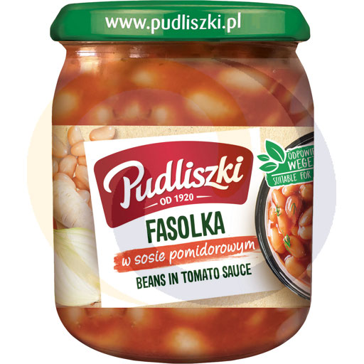 Fasolka w sosie pomidorowym 500g/4szt Pudliszki