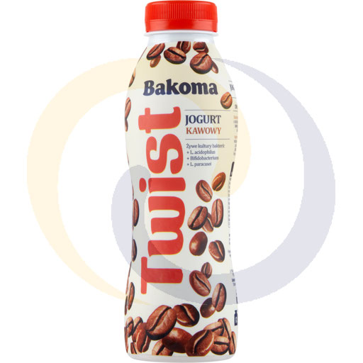 Bakoma TWIST Jogurt pitny kawa 380g/6szt  kod:5900197013683