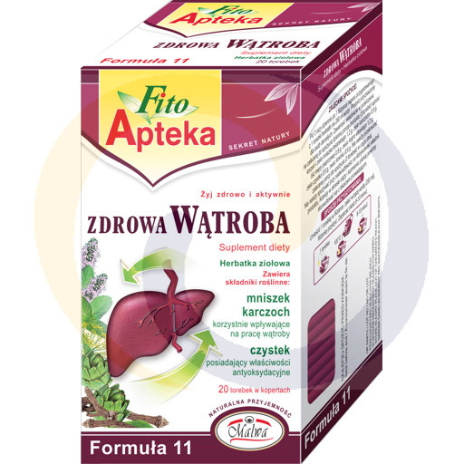 Herbata Fito Apteka Zdrowa Wątroba 20t/10szt Malwa (39.3784)