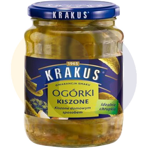 Ogórki Krakus kiszone 860g/6szt Agros Nova