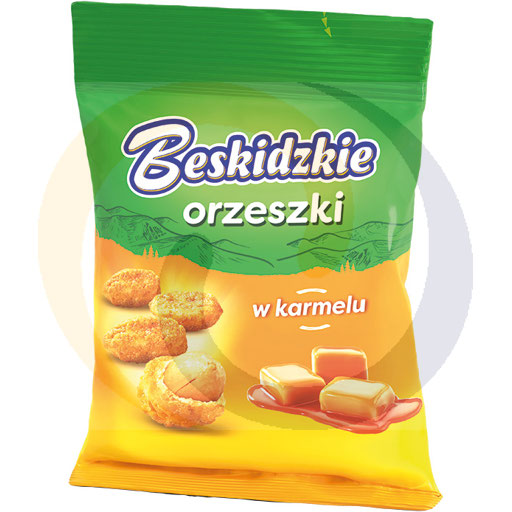 Beskidzkie Nuts in Caramel 100g/10pcs Aksam