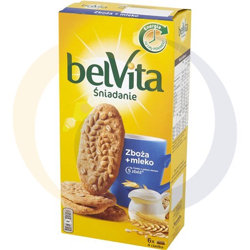 Mondelez - słodycze Ciastka BelVita 5 zboża i mleko 300g/10szt Mondelez kod:7622210025791