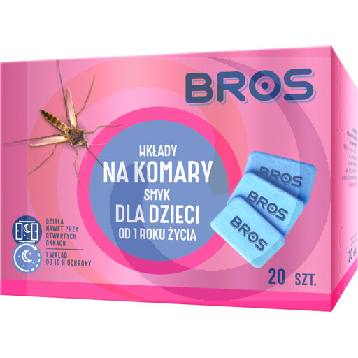 Wkłady do elektro na komary Smyk 20szt .Bros