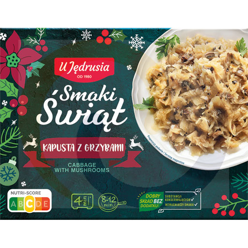 Kapusta z grzybami 400g/6szt ^BN U Jędrusia