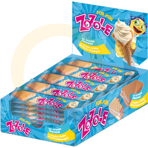 Wafel Zozole Lody śmietankowe 28g/20szt Mieszko