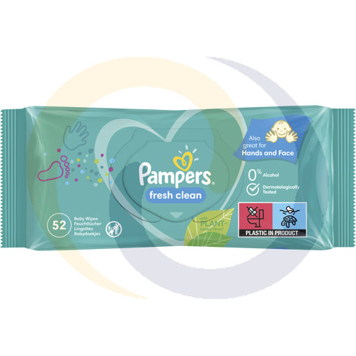 CHUSTECZKI PAMPERS ZAPAS BABY FRESH A`52++