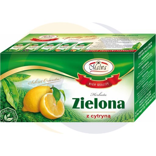 Malwa Herbata ex.Zielona cytrynowa 20t*2,0g/12szt  kod:5902781000475