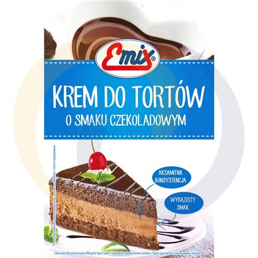 Emix Krem do tortów o sm.czekoladowy 100g/15szt  kod:5901858001490