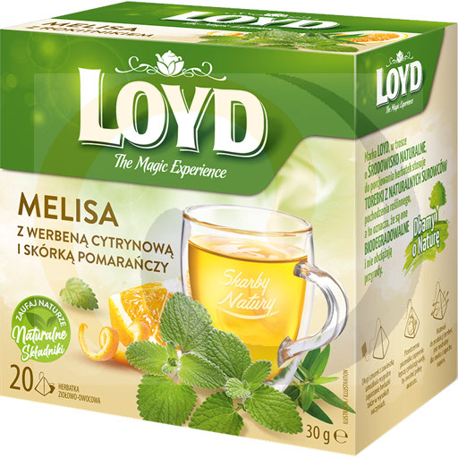 Mokate - herbaty Herbata LOYD melisa&pomarańcza 20*1,5g/10szt Mokate kod:5900396033161