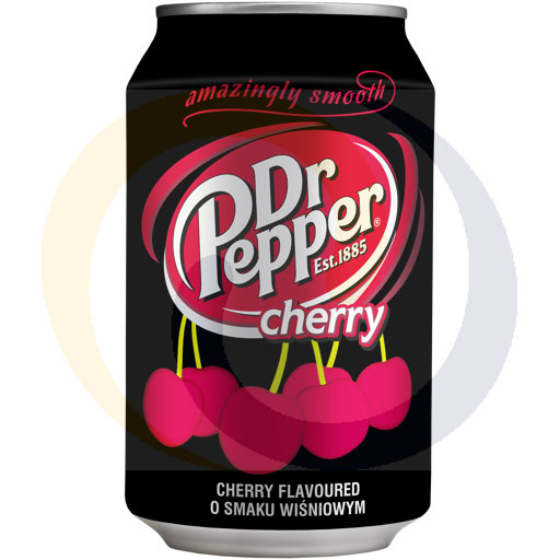 Orangina Schweppes Napój gaz.Dr Pepper cherry puszka 0,33l/24szt Schweppes kod:8435185954626