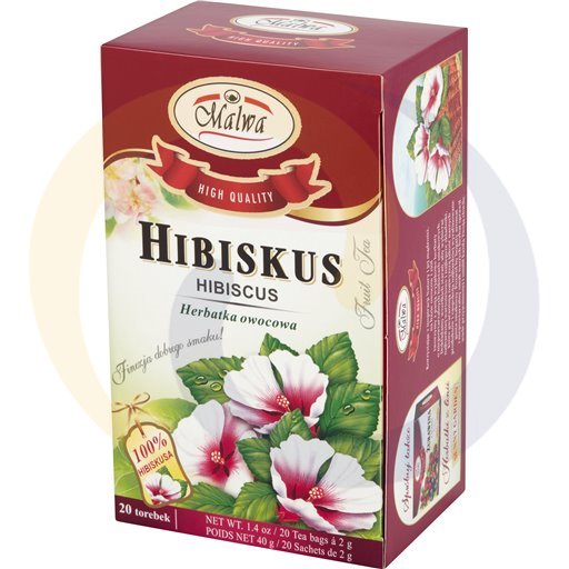 Malwa Herbata ex.susz.ow.hibiskus 20t*2,0g/12szt  kod:5902781000024
