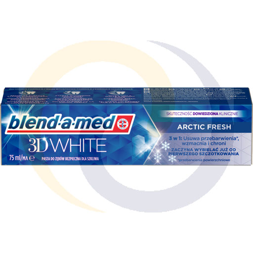 PASTA DO ZĘBÓW BLEND-A-MED 75ML 3D WHITE ARCT