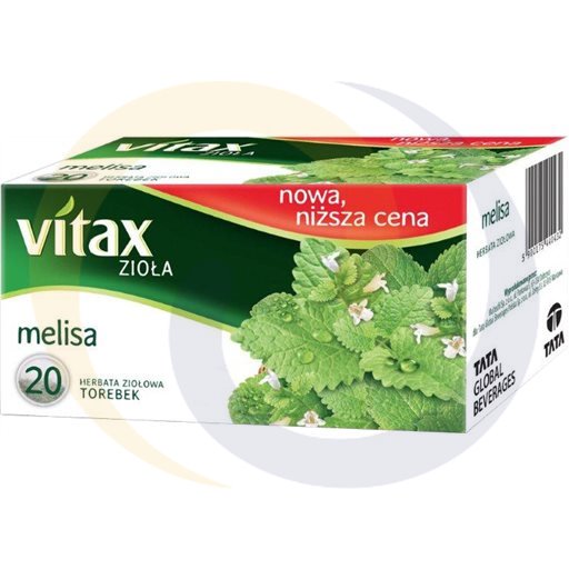 Vitax Herbata zioła Melisa 20*1,5g/10szt  kod:5900175440432
