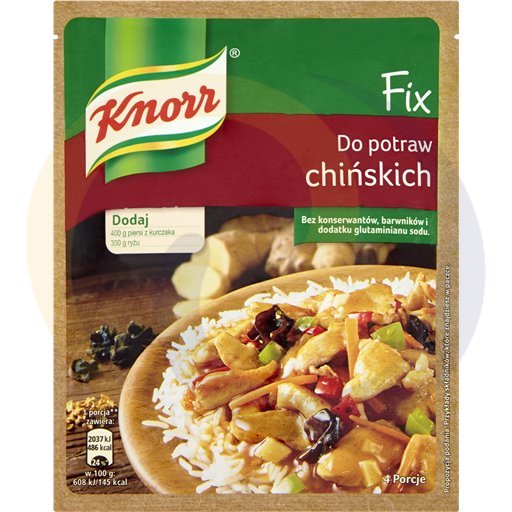 Knorr Fix do potraw chińskich 4P 39g/19szt  kod:5900300512515